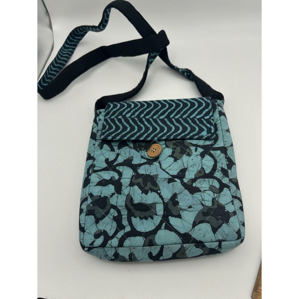 Crossbody Bag 100% Organic Cotton Handmade Hand Block Ink Bohemian Made In India